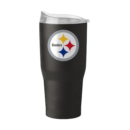 Logo Brands Pittsburgh Steelers 30oz Flipside Powder Coat Tumbler 625-S30PT-34